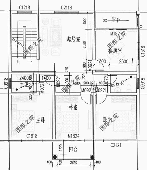三層別墅住宅農(nóng)村，外觀和戶型上完美搭配，真的還不錯(cuò)