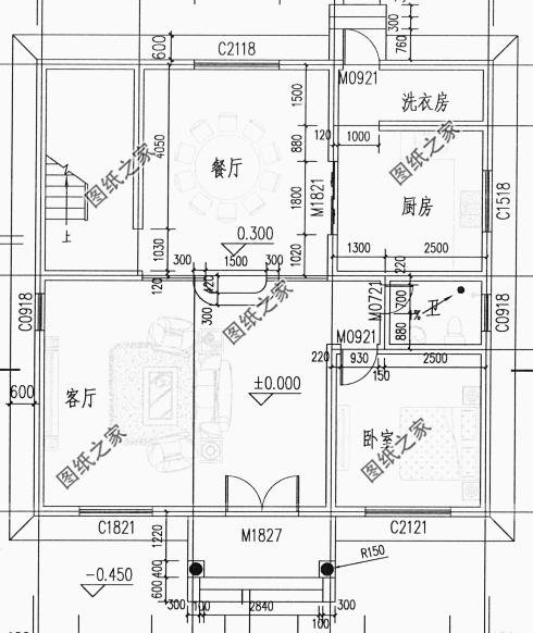 三層別墅住宅農(nóng)村，外觀和戶型上完美搭配，真的還不錯(cuò)