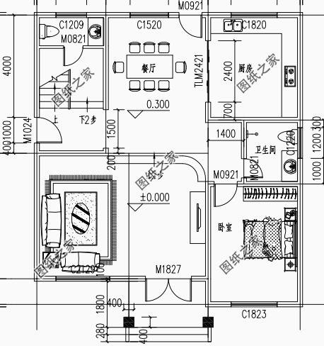 三層別墅住宅農(nóng)村，外觀和戶型上完美搭配，真的還不錯(cuò)