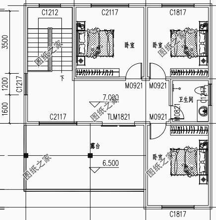 三層別墅住宅農(nóng)村，外觀和戶型上完美搭配，真的還不錯(cuò)