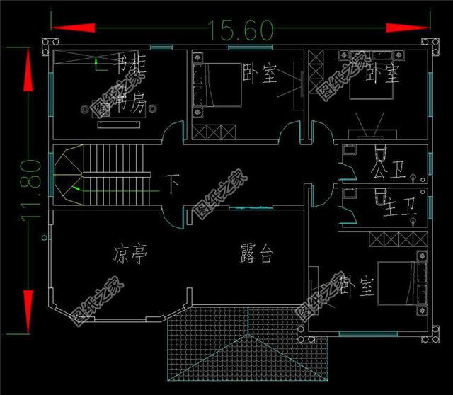 有陽臺四層樓房設(shè)計(jì)圖，建一棟在村里倍有面，你值得擁有