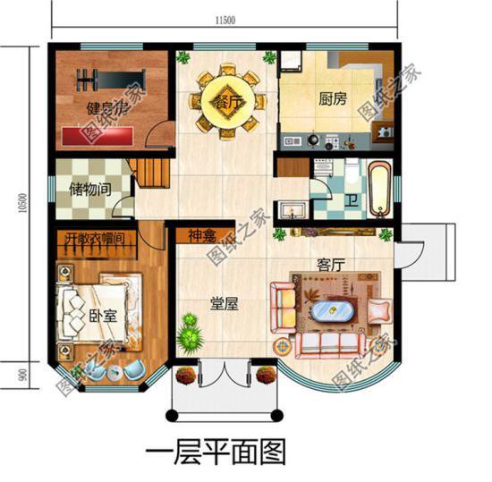 有陽臺四層樓房設(shè)計(jì)圖，建一棟在村里倍有面，你值得擁有