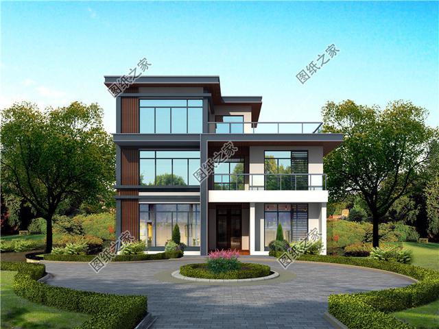 農(nóng)村新式平頂房設(shè)計圖，最適合農(nóng)村的三款三層別墅，城里人看了都羨慕