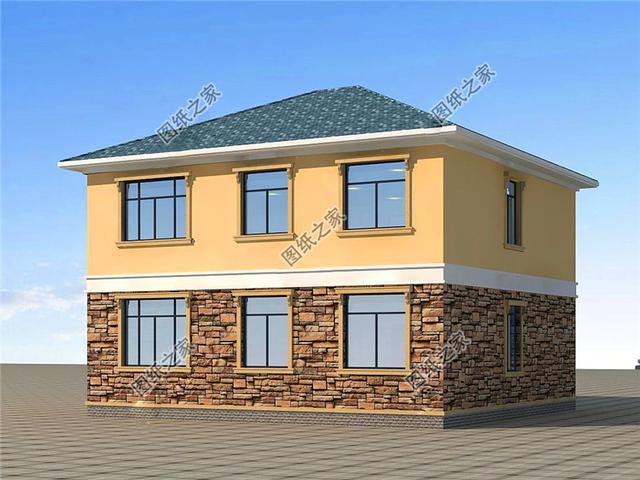 農(nóng)村三間兩層樓房設(shè)計(jì)圖，符合80后的審美，年輕人建房不用愁了