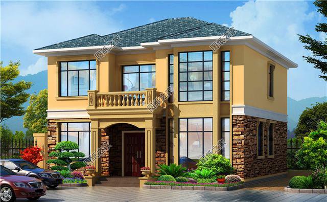 農(nóng)村三間兩層樓房設(shè)計(jì)圖，符合80后的審美，年輕人建房不用愁了