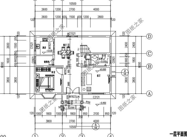 農(nóng)村普通樓房二層設(shè)計(jì)圖，簡(jiǎn)單實(shí)用造價(jià)低，輕輕松松就能建