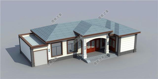 一層自建房帶車(chē)庫(kù)設(shè)計(jì)圖，自己住給父母都可以，實(shí)惠又好看