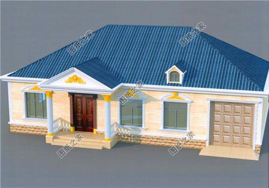 一層自建房帶車(chē)庫(kù)設(shè)計(jì)圖，自己住給父母都可以，實(shí)惠又好看