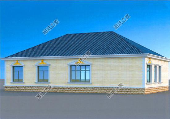 一層自建房帶車(chē)庫(kù)設(shè)計(jì)圖，自己住給父母都可以，實(shí)惠又好看