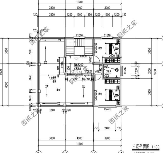 三層現(xiàn)代帶陽臺別墅圖，經(jīng)濟實用人人夸，最后一款還帶車庫