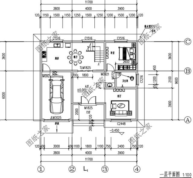 三層現(xiàn)代帶陽臺別墅圖，經(jīng)濟實用人人夸，最后一款還帶車庫