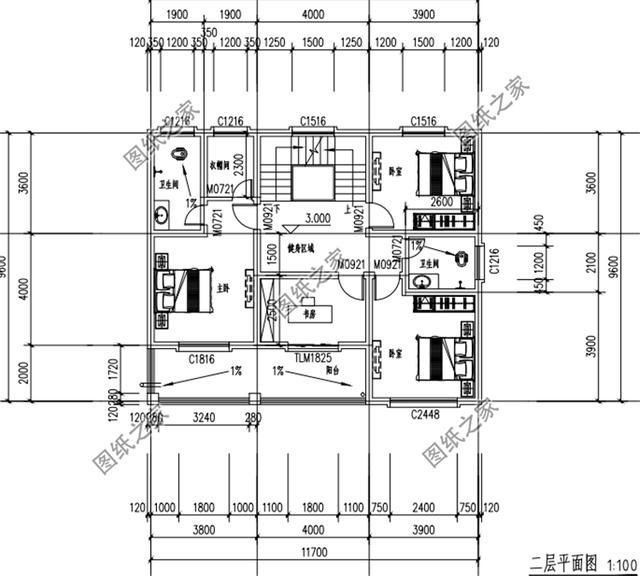 三層現(xiàn)代帶陽臺別墅圖，經(jīng)濟實用人人夸，最后一款還帶車庫