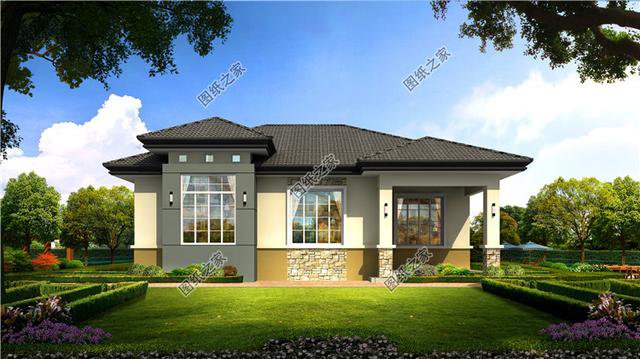 農(nóng)村三室一廳設(shè)計圖，外觀大氣，布局實用又合理，真不錯！