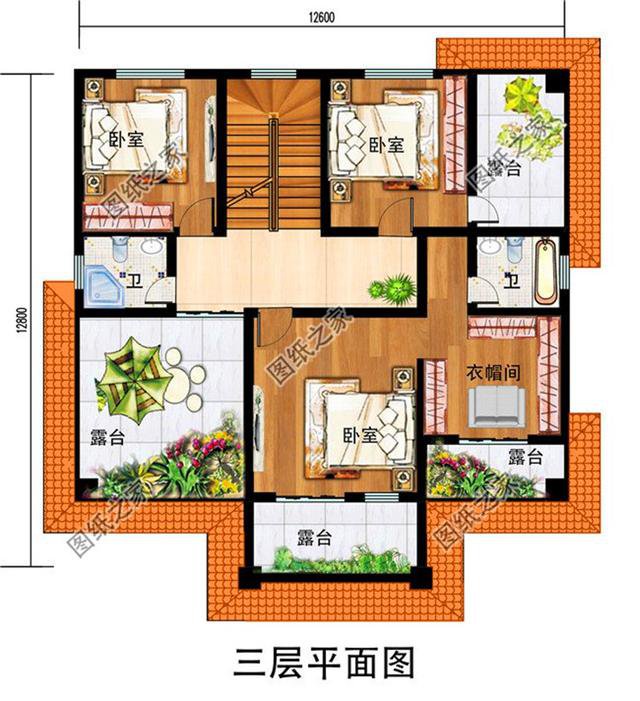 三層樓房設計圖紙，真正值得建的好房子，讓農(nóng)村別墅不再普通