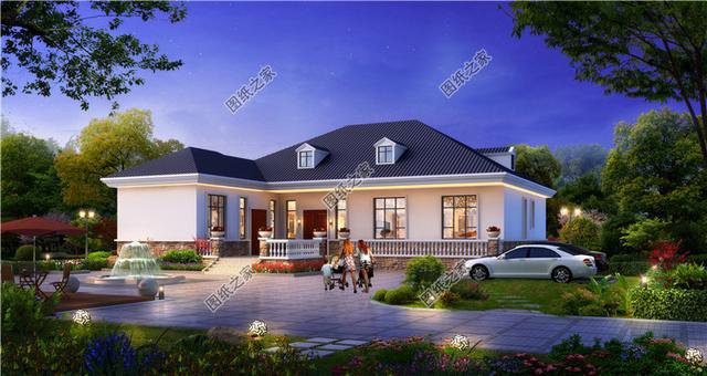 推薦四款一層平房設(shè)計(jì)圖農(nóng)村，樣式不同，每一款都有與別款不同的美