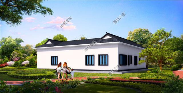 推薦四款一層平房設(shè)計(jì)圖農(nóng)村，樣式不同，每一款都有與別款不同的美