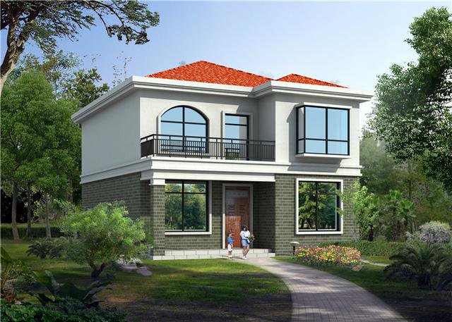 二層100平方自建房設計圖，實用又精致，在老家有一個這樣的房子多好