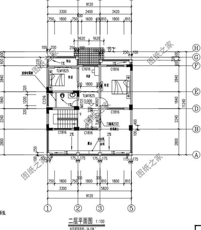 農(nóng)村二層9×11米房子設(shè)計圖，施工簡單造價經(jīng)濟(jì)，第一款16萬可以建