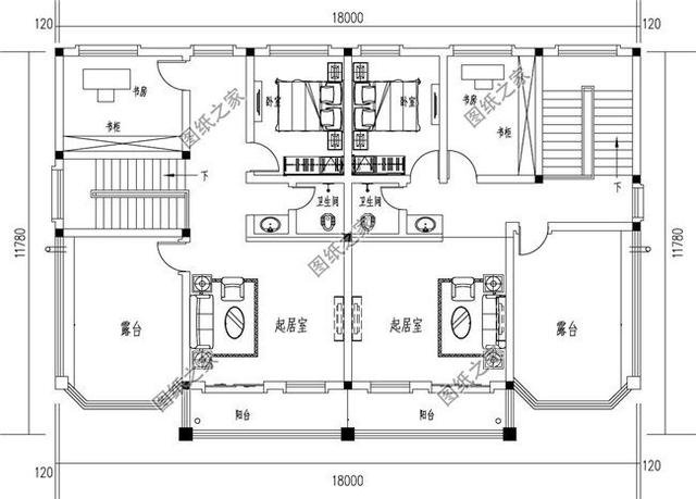 漂亮的農(nóng)村自建雙拼別墅效果圖，外觀大氣，兄弟更和睦