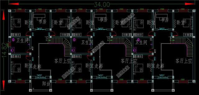 漂亮的農(nóng)村自建雙拼別墅效果圖，外觀大氣，兄弟更和睦