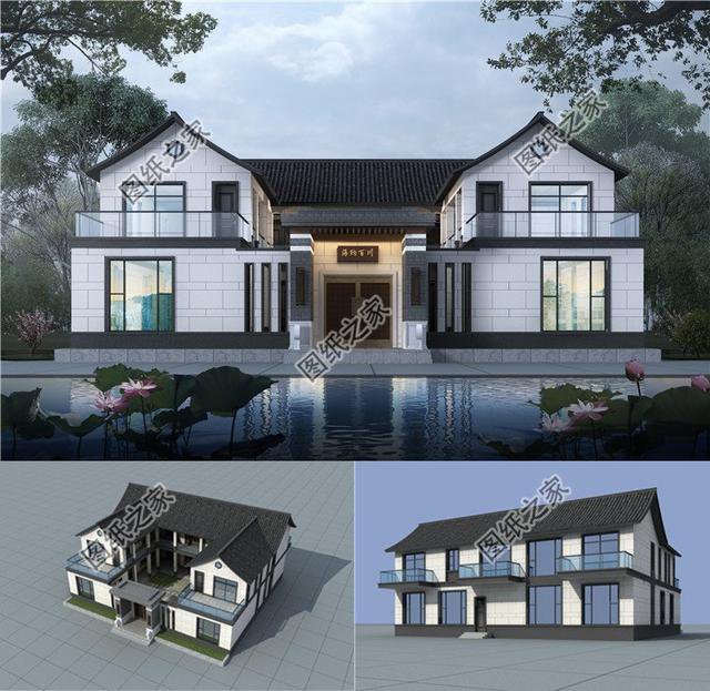 農(nóng)村自建中式庭院別墅，戶型驚艷，居住生活方便