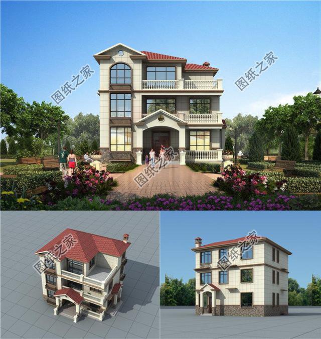 三層三間農(nóng)村房子圖紙，實用上檔次，建好后村里人都羨慕