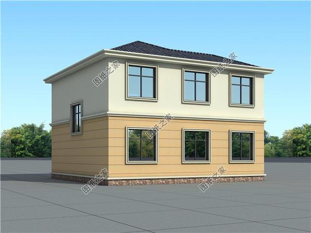 三款二層小別墅樣式，外觀精美，看完搬磚更有勁了