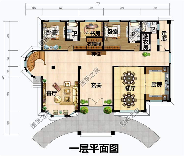 最好看大氣的豪華三層樓房設(shè)計(jì)圖