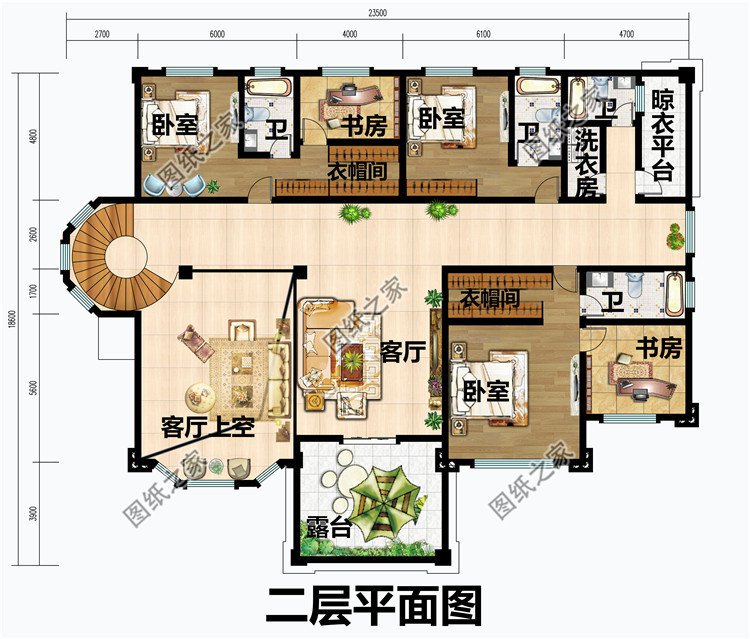 最好看大氣的豪華三層樓房設(shè)計(jì)圖