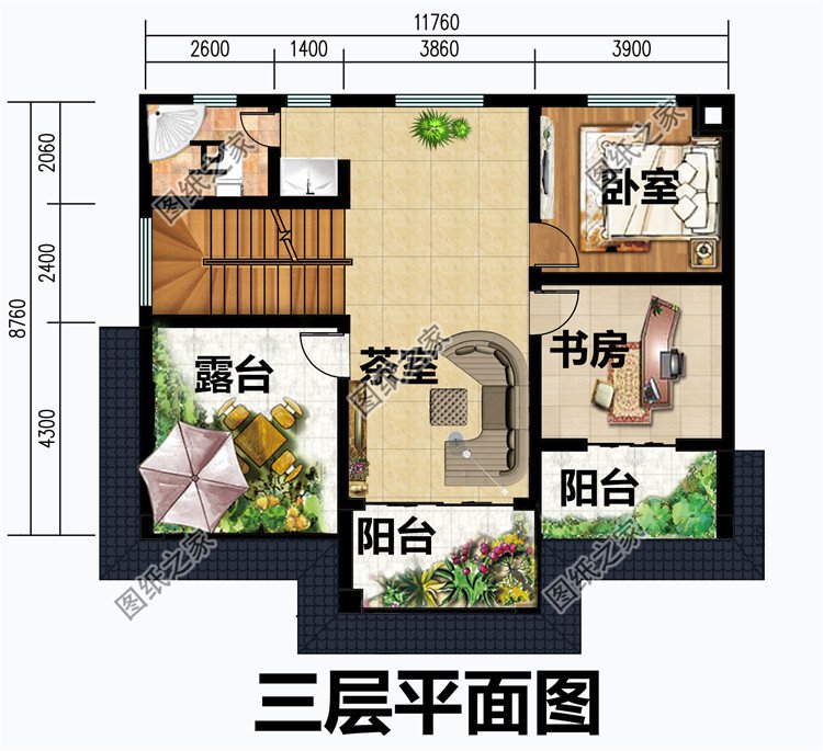 歐式新農(nóng)村自建三層建筑施工設(shè)計(jì)圖