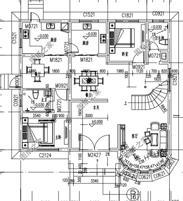 農(nóng)村最好看兩層樓圖，精美實用，南北方都能建