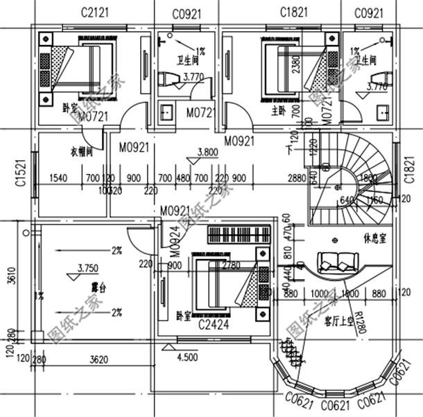 農(nóng)村最好看兩層樓圖，精美實用，南北方都能建
