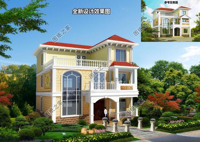 精選3套120平米三層農(nóng)村自建房，有面又有范，住進(jìn)去舒適又安心