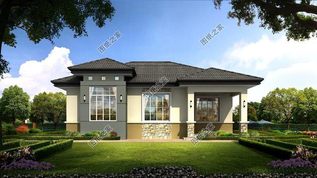 一百一十平方米的自建房設(shè)計(jì)圖，戶型特別接地氣，你猜蓋好多少