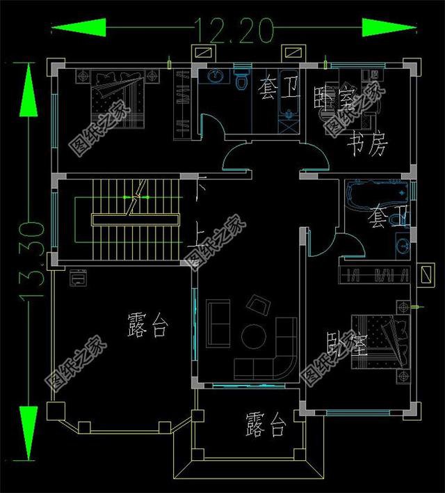 農(nóng)村三層樓房設(shè)計(jì)圖，簡單大氣，沒有讓你失望吧