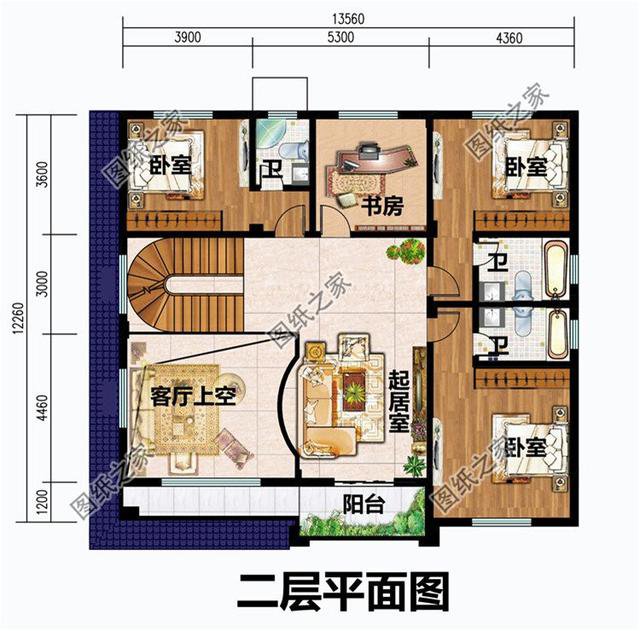 農(nóng)村三層樓房設(shè)計(jì)圖，簡單大氣，沒有讓你失望吧