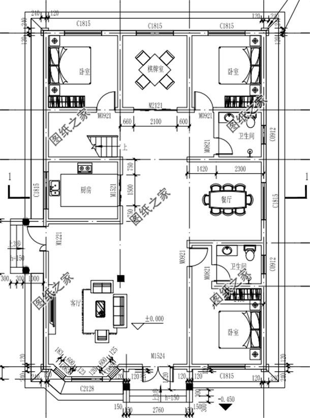 農(nóng)村新款二層房屋設(shè)計(jì)圖，每天進(jìn)進(jìn)出出，怎么著也得認(rèn)真挑一下吧