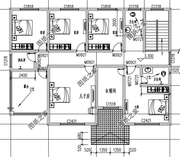 農(nóng)村新款二層房屋設(shè)計(jì)圖，每天進(jìn)進(jìn)出出，怎么著也得認(rèn)真挑一下吧