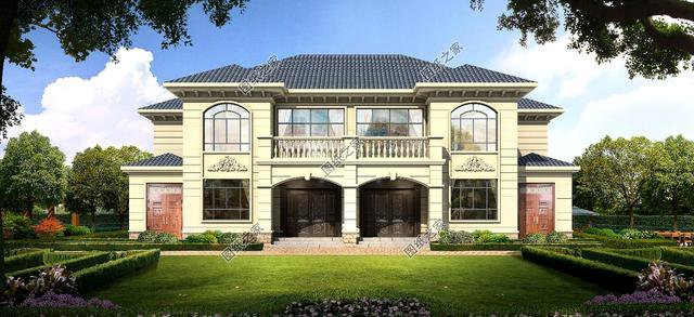 農(nóng)村一宅兩戶兄弟房效果圖，這樣建房，準沒錯