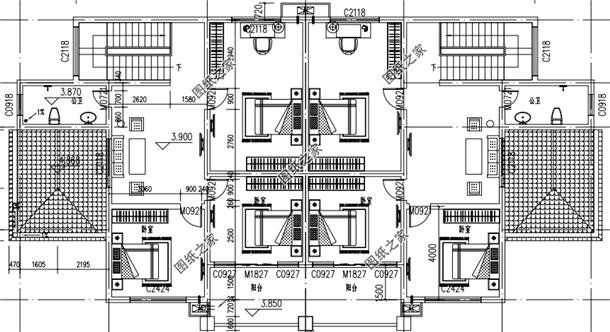 農(nóng)村一宅兩戶兄弟房效果圖，這樣建房，準沒錯