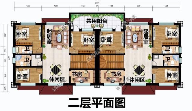 農(nóng)村一宅兩戶兄弟房效果圖，這樣建房，準沒錯