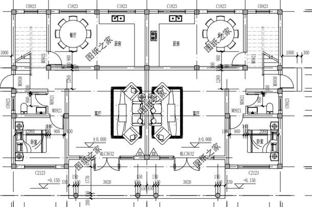 農(nóng)村一宅兩戶兄弟房效果圖，這樣建房，準沒錯