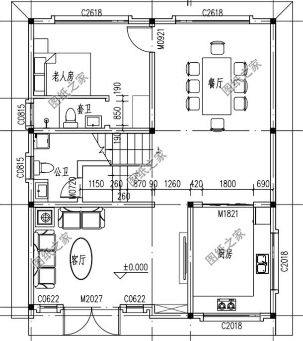 來看看農(nóng)村三室一廳自建房圖，這樣設(shè)計的房子才有家的感覺