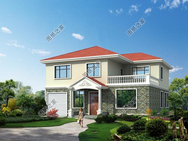 農(nóng)村簡(jiǎn)單大氣最新房子款式，蓋個(gè)二層樓房怎么樣，3套戶型隨你挑