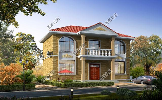 100平方二層小洋樓，3套最新出爐戶型圖，今年建房不愁沒款式