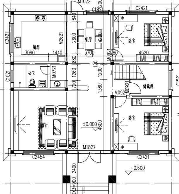 農(nóng)村二層設(shè)計圖平面圖，這3套圖了解一下，建議收藏