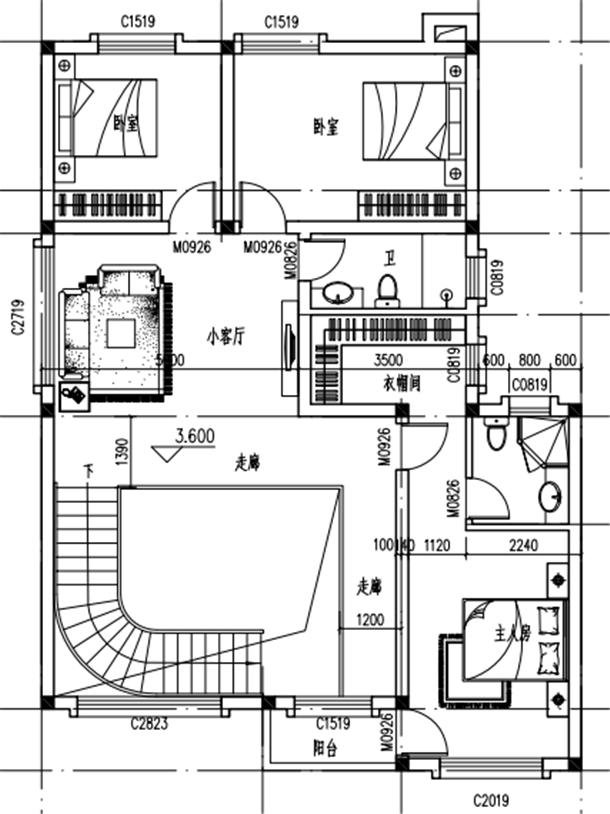 農(nóng)村三間兩層樓房設(shè)計(jì)圖，自建戶型圖大全，今年建房不發(fā)愁