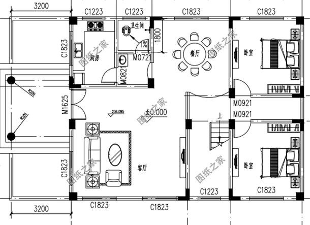 農村120平米普通建房設計圖，簡約大氣，有建房需求的朋友快收藏