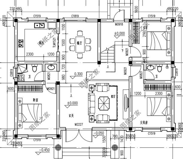 農(nóng)村二樓怎么設(shè)計戶型圖好看，請看這三棟，戶型完美造價經(jīng)濟