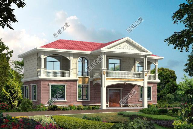 農(nóng)村的房子怎樣建好看圖片，這三款每款都帶戶型圖，有品位的人已經(jīng)收藏了